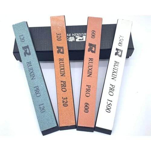 RUIXIN PRO set 120-1500 Grit Professional Angle Sharpening stone Whetstone fixed knife sharpener Sharpening system kitchen tools