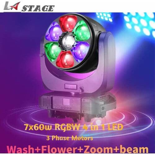 Professional Entertainment Led Light Stage Light 7X60W Big Bee Eye Moving Light Led DMX Control Projector Led Moving-Head Light