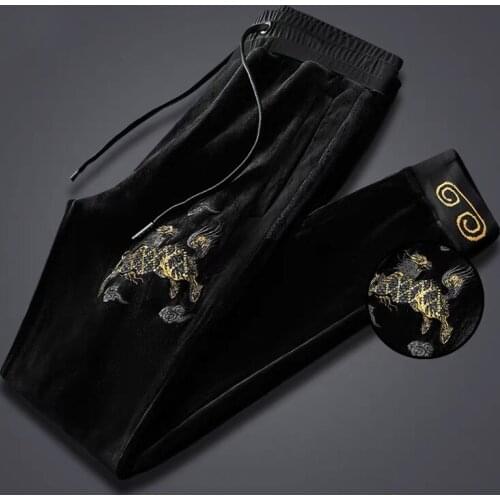 Мужские теплые брюки QILINXUAN China At AliExpress