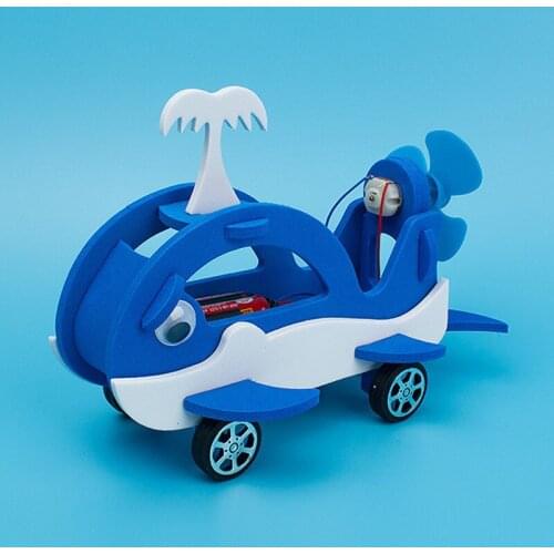 STEM Electric Physics Science Toys Floating Killer Whale Boat Kit Model Technology Learning Educational Toys For Children School
