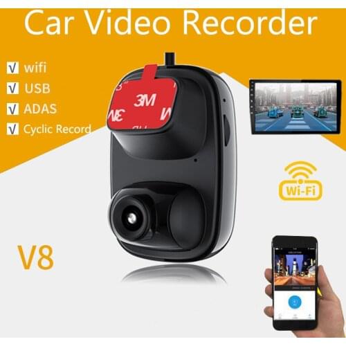 Surveillance Video Recorder Camera Car Hidden Driving Recording Wifi Connect Phone DVR Parking Monitor Cyclic Dashcam