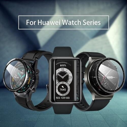 Soft Fibre Glass Protective Film Cover For Huawei Watch GT2 Pro Honor Magic 2 GT2 46mm GT2e GT2 e Full Screen Protector Case