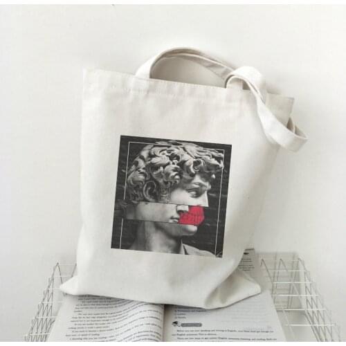 Women David Michelangelo Oil Shoulder Bags Aesthetics Vogue Harajuku vintage Large shopping bag Fun Ulzzang Women Bag Wallet