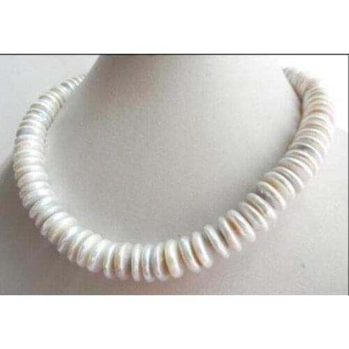 Elegant12-13mm south sea baroque white pearl necklace18" 925silver