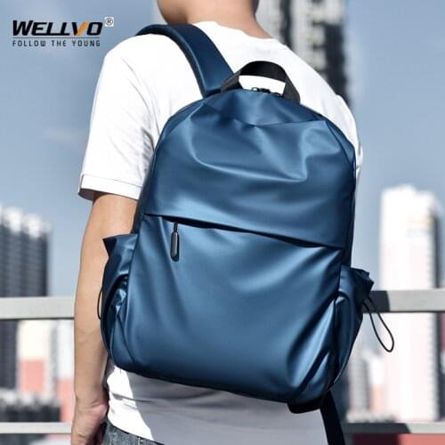 2021 Casual Backpack Mens Rucksack Solid Color Shoulder Bag Fashion School Bag For Teenage Boy Children Backpacks mochila X154C