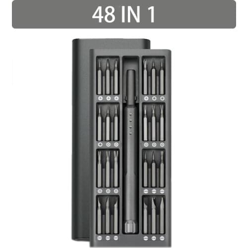 48 In 1 Screwdriver Tool Set Precision Magnetic Screw Driver Torx Hex Bit Handle Mobile Phone Repair Tools Kit