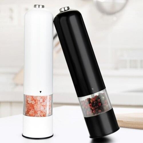 ABS Electric Pepper Salt Spice Mill Grinder Seasoning Kitchen Grinding Tool Spice Grinder Mills moedor de