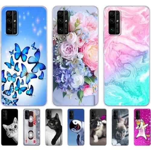 For HONOR 30 Case BMH-AN10 Etui Soft Silicon TPU Back On Huawei Honor 30 Pro + Phone Cover Honor30 Pro Plus EBG-AN10 Bumper