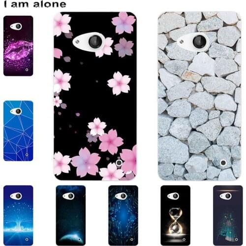 I am alone Phone Case For Microsoft Lumia 540 550 640 640XL Nokia Lumia 630 Mobile Cover Cute Fashion Cartoon Painted Shell Bag