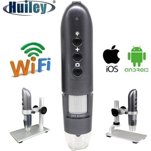 200X Digital WIFI Microscope Video USB Smart Phone Repairing Industrial Microscope Skin Detector Scalp Microscope Android iOS