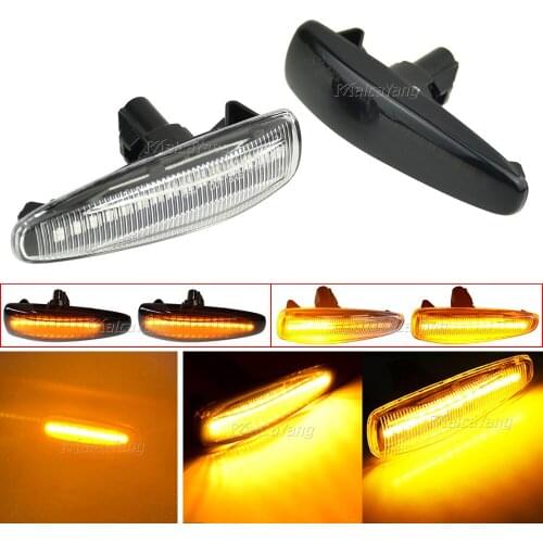 Dynamic LED Side Marker Turn Signal Lights 8351A001 For Mitsubishi Lancer Evolution Evo X Outlander Sport RVR ASX Mirage 2014