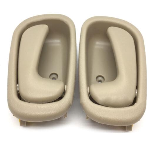 For Toyota Corolla 1998 1999 2000 2001 2002 2PCS Inside Interior Left & Right Door Handle Beige Color Car Styling Accessories