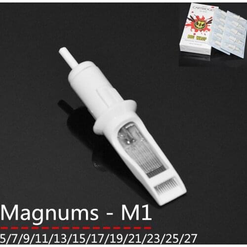 Box Of 20PCS BIGWASP Standard Tattoo Needle Cartridges Magnum 5/7/9/11/13/15/17/19/21/23/25/27M1 Supply