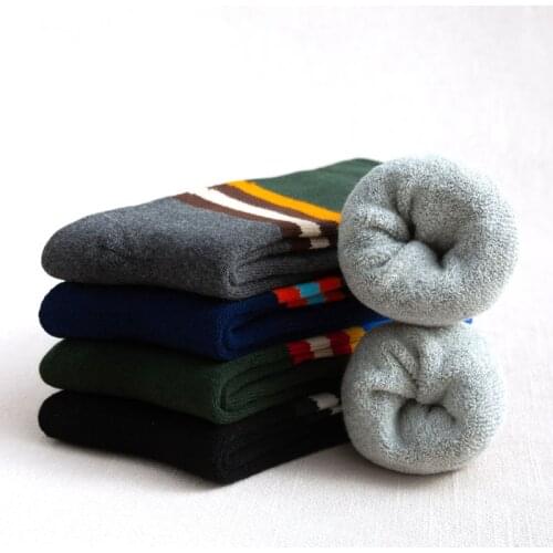 2021 Autumn Winter New Fashion Warm Woollen Stockings Compression Harajuku Terry Cotton Socks Thicken Men Women Happy Gift Socks