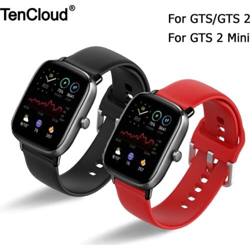 Silicone Band For Amazfit GTS/GTS 2 Mini Watch Bracelet For Amazfit BIP S/U Wristband Replacement Strap Smart Watch Accessories