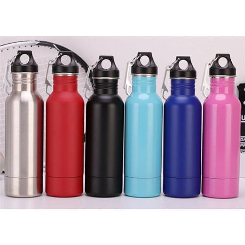 Stainless Steel Sports Water Bottles Leak Proof Outdoor Cycling Camping Bicycle Bike Kettle Water Cup Beer Bottle Cooler Keeper