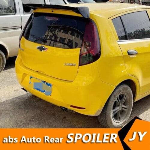 For Chevrolet SAIL Spoiler 2011-2019 SAILhatchback Spoiler WX-K ABS plastic Material Car Rear Wing Color Rear Spoiler
