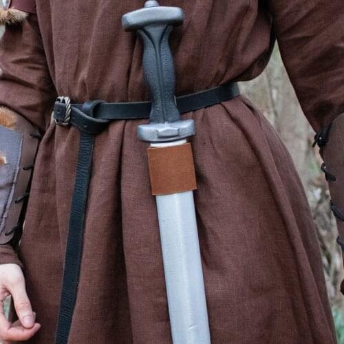 Medieval Larp Sword Sheath Frog Dagger Scabbard With Belt Loop Gothic Viking Knight Weapon Ring Costume Attachment Athame Holder