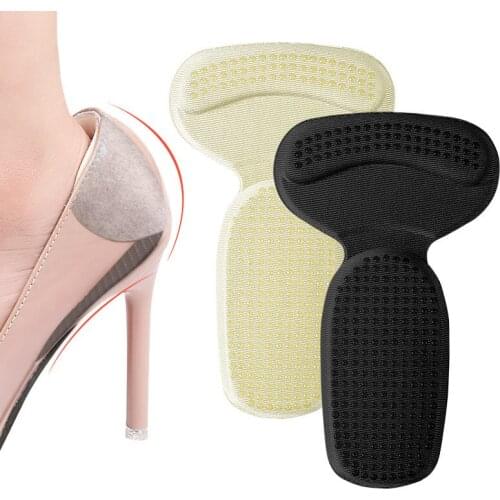 Heel Stickers InsolesTwo-in-one Sponge Heel Pad Soft Anti-wear Anti-pain High Heel Shoes Pad