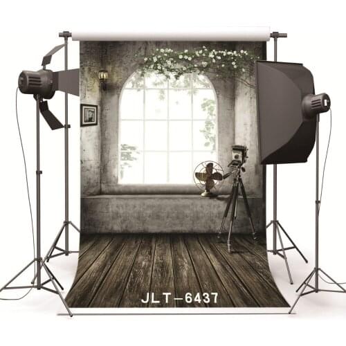 Vinyl Photography Backgrounds for Photo Shoots Wooden Floor Flowers Children Wedding Photographic Backdrop for Photo Studio