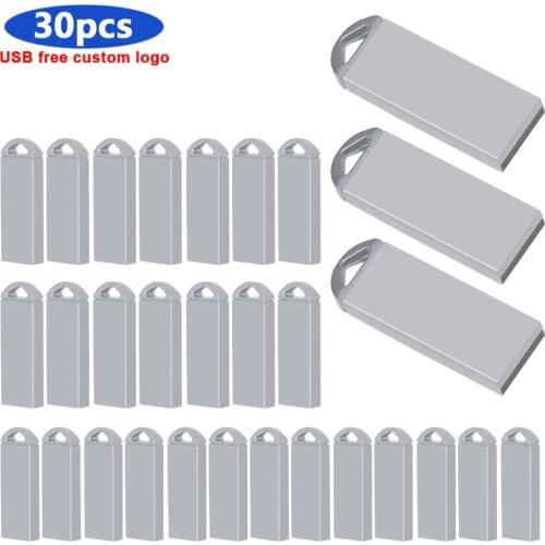 30pcs/lot free Personalize logo high speed USB flash drive Waterproof 128GB 64GB 32GB 16GB 8GB 4GB pen drive USB 2.0 disk