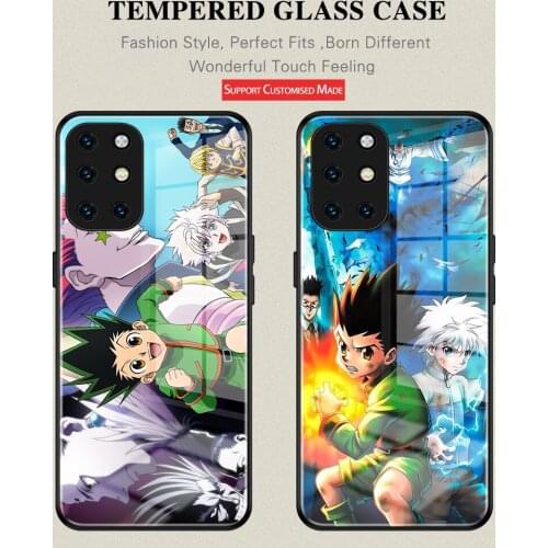 Hunter X Hunter Hot Anime Tempered GIass Anti-Drop Cover For Oneplus 6 6T 7 7Pro 7T 7TPro 1+8 8Pro 8T 9 9Pro Nord Case