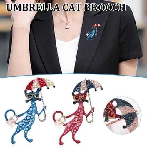 Ladies Brooch Cute Cat Cartoon Pin Shiny Bright Womens Brooches Wedding Banquet Decoration For Women Exquisite jewelry Brooches