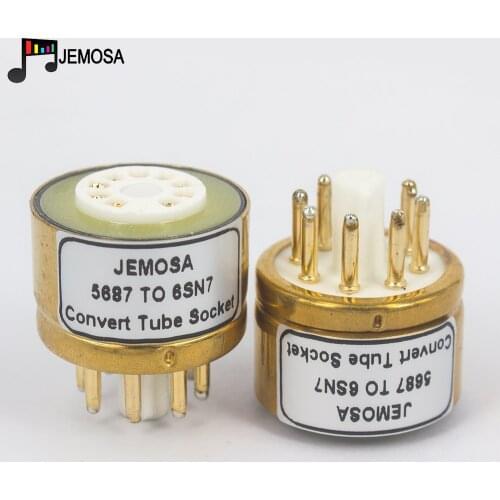 1PC E182CC 7044 7119 5687 TO 6SN7 6SL7 ECC32 ECC33 6N8P 6N9P B65 DIY HIFI Audio Vacuum Tube Amplifier Convert Socket Adapter