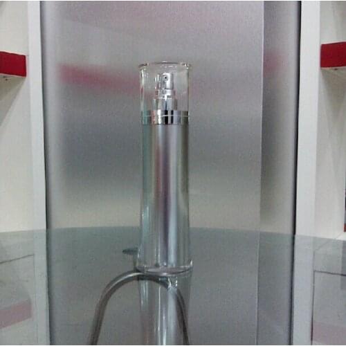 120ml silver acrylic press pump lotion bottle,cosmetic container,Cosmetic Packaging
