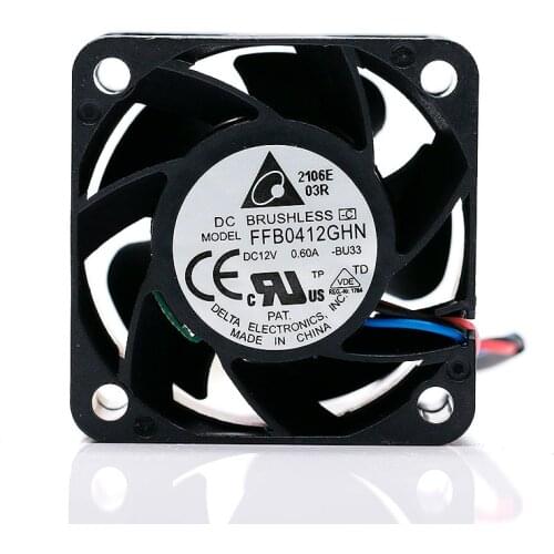 For Delta FFB0412GHN 4028 40mm 4CM DC 12V 0.60A 4-Wire PWM axial Cooling Fan