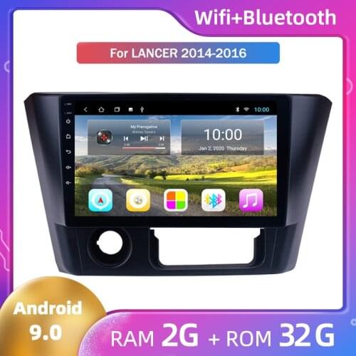 For Mitsubishi Lancer 2014 2015 2016 Car Radio Multimedia GPS Automobile Navigator Android 9 Car Multimedia player Car Stereo
