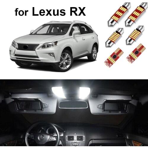 Canbus Car Led Interior Light Kit For Lexus RX 300 330 350 270 400h 450h RX300 RX330 RX350 RX270 RX400h RX450 LED Bulbs No Error