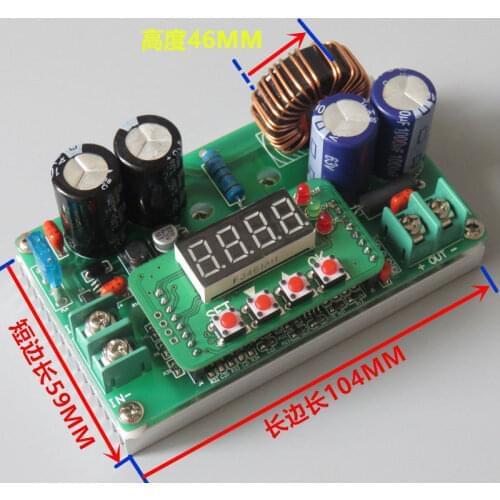DYKB 400W Regulator/Adapter DC 6~65V to 0~60V 8A NC Power Supply Module/Charger DC 5V 12V 24V 48V Power Converter/Driver