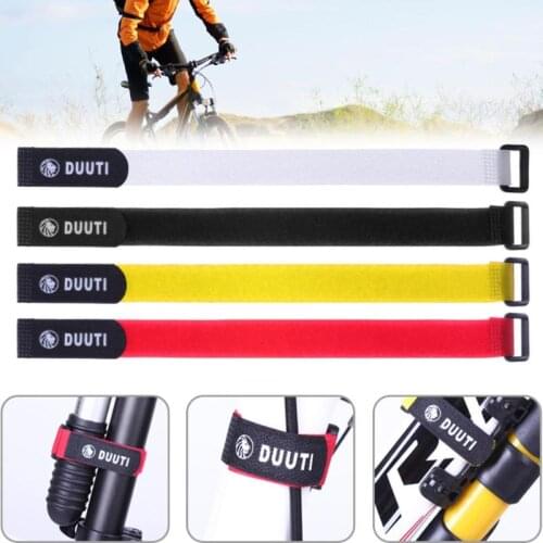 Fixed Gear BMX MTB Road Bike Tape Strap Nylon Bicycle Sticking Tie Strap Universal Magic Fixed Pump Holder Belt Bike Accessories