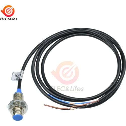 NJK-5002C Hall Effect Sensor Proximity Switch DIY Metal Switch NPN 3-Wires Normally Open + Magne Line Magnet 6V-36V DC Dia 12mm