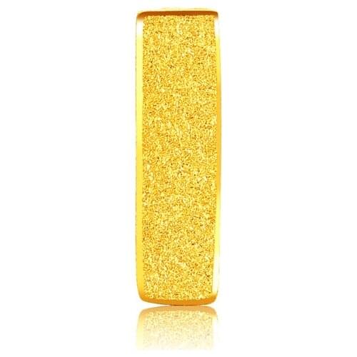 Hot sale 999 24k Yellow Gold 3D Letter I Bracelet 0.65g