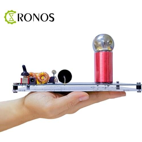 5CM Tesla Coil / Super Mini Artificial Lightning Generator / High Conversion Efficiency Scientific Experiment Equipment