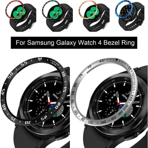Bezel Ring Styling for Samsung Galaxy Watch 4 classic 46mm 42mm Smart Watch Bracelet Ring Case Protection Cover for Watch4