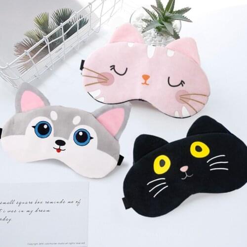 Sleeping Eye Cover Mask Sleep Cute Night Dream Mask Bandage Sort Blindfold For Men Women Relax Health Nap Travel Goggles