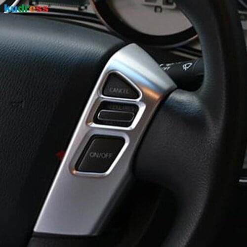 For Nissan Patrol Armada Royale Nismo Y62 QX56 2016-2018 ABS Matte Steering Wheel Decorative Sequins Cover Trim Sticker