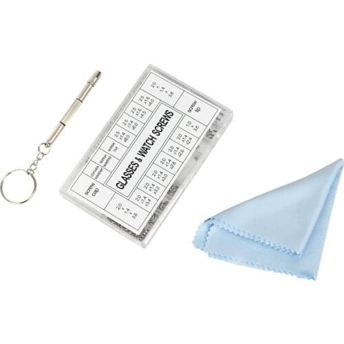 1000PCS Glasses Sunglasses Spectacles Watch Tiny Screws Nut Assortment Repair Tool Kit