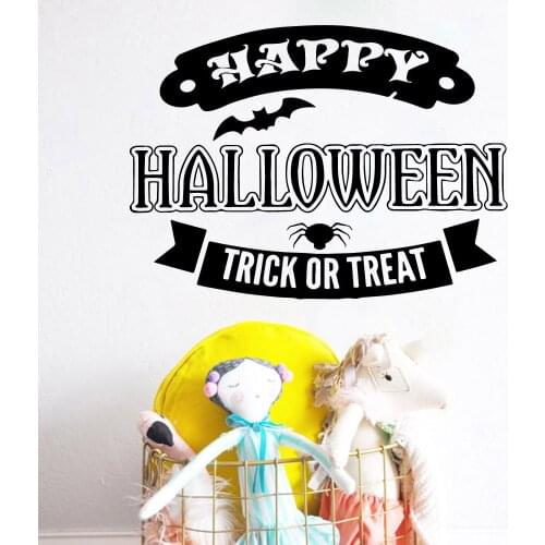 Plane Sticker Happy Halloween Wall Sticker Home Decor Decoration Removable Wall Sticker Art Decals stickers muraux