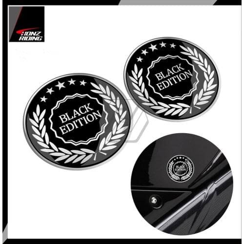 For Suzuki GSXR Honda CBR Ducati Monster Sticker Kawasaki Ninja Decals Motorcycle Black Edition Sticker