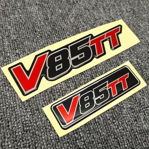 Tank Pad Motorcycle Stickers V85TT For Moto Guzzi V85 TT Protection Decal Luggage Aluminum Case Protector V 85 Emblem