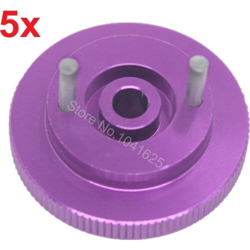 Wholesale 5Pcs/Lot HSP 102006 Aluminum Lightweight Flywheel Purple for RC 1/10 4WD Car Upgrade Parts On Road 94102 SONIC
