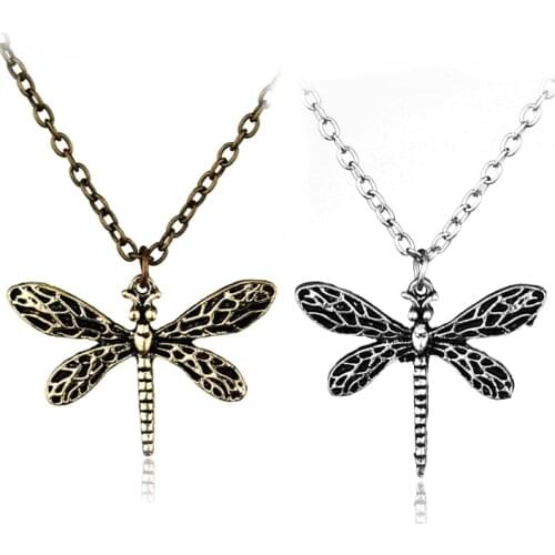 Dragonfly Necklace Song Of Ice And Fire Sansa Stark Winterfell Vintage Dainty New Pendant Game Animal Jewelry Women Wholesale