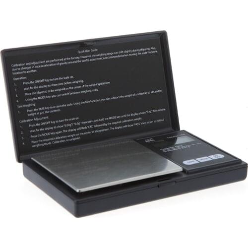 Portable Digital Kitchen Scale Jewelry Gold Weight Measuring Tool 100/0.01G LCD Pocket Weighting Electronic Scales