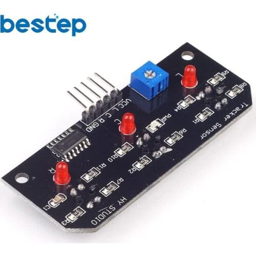 TCRT5000 3 Road Tracing Sensor Robot Tracing Module Line Module Robot Accessories