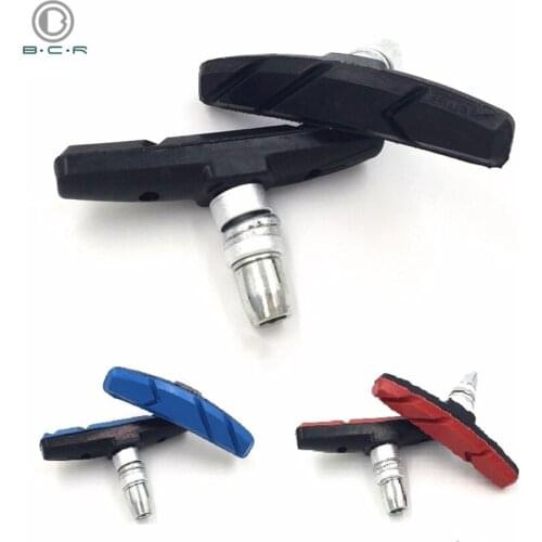 High Quality MTB Blocks Durable Parts Mountain Road Bicycle Brake Pads Bike Cycling Braking V-Brake Holder Shoes Rubber Pad