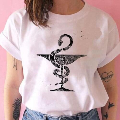 Black Snake And Wine Print Women T Shirts Fashion Beautiful Loose T-shirt Dynamic Aesthetic Fashion Streetwear Shirt Woman